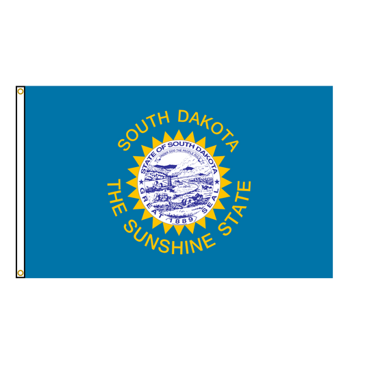 Old South Dakota State Flag 1963 - 1992