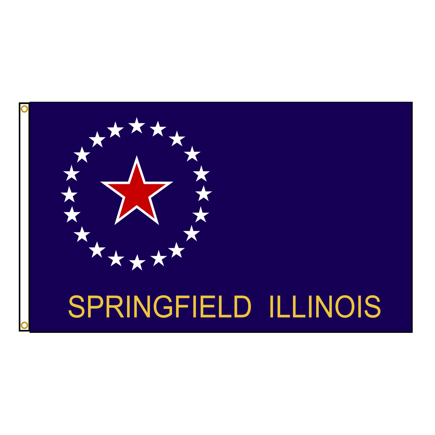 Springfield Illinois Flag